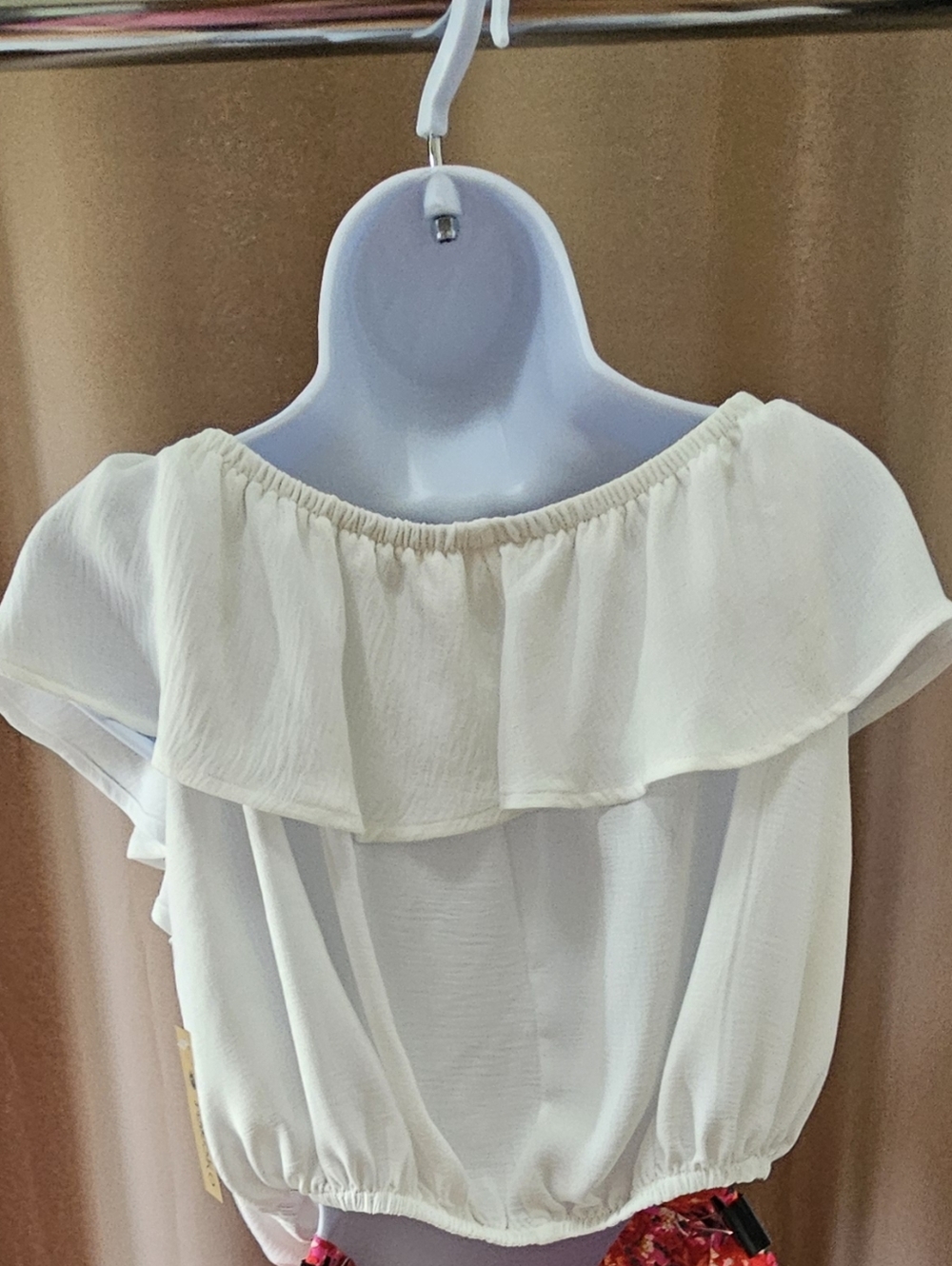 NWT Rokoko Off‑Shoulder Smocked Blouse - Picture 5 of 5